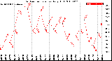 Milwaukee Weather Outdoor Temperature<br>Daily High