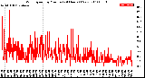 Milwaukee Weather Wind Speed<br>by Minute<br>(24 Hours) (New)