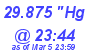 Milwaukee Weather Barometer Low Today