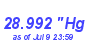 Milwaukee Weather Barometer Low Year