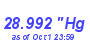 Milwaukee Weather Barometer Low Year