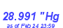 Milwaukee Weather Barometer Low Month