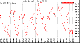 Milwaukee Weather Solar Radiation<br>Daily