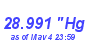 Milwaukee Weather Barometer Low Year