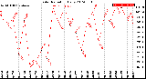 Milwaukee Weather Solar Radiation<br>Daily