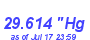 Milwaukee Weather Barometer Low Month