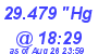 Milwaukee Weather Barometer Low Today