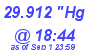 Milwaukee Weather Barometer Low Today