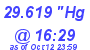 Milwaukee Weather Barometer Low Today