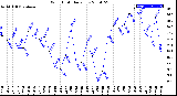 Milwaukee Weather Wind Chill<br>Daily Low