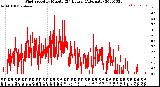 Milwaukee Weather Wind Speed<br>by Minute<br>(24 Hours) (Alternate)