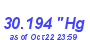 Milwaukee Weather Barometer High Month