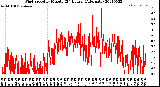 Milwaukee Weather Wind Speed<br>by Minute<br>(24 Hours) (Alternate)