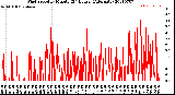 Milwaukee Weather Wind Speed<br>by Minute<br>(24 Hours) (Alternate)