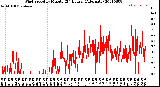 Milwaukee Weather Wind Speed<br>by Minute<br>(24 Hours) (Alternate)