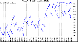 Milwaukee Weather Wind Chill<br>Daily Low