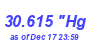Milwaukee Weather Barometer High Year