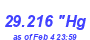 Milwaukee Weather Barometer Low Year