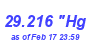 Milwaukee Weather Barometer Low Year