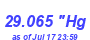 Milwaukee Weather Barometer Low Year