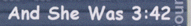 And She Was